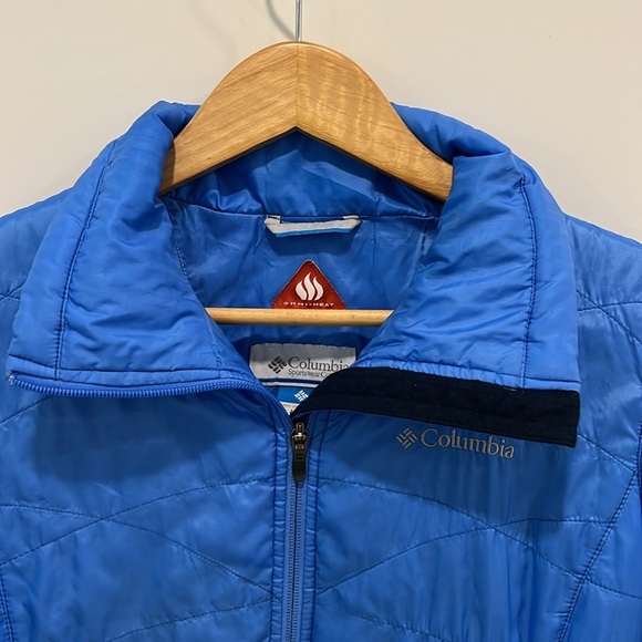 🏁 Columbia Omni Heat blue  jacket size small - Picture 5 of 10